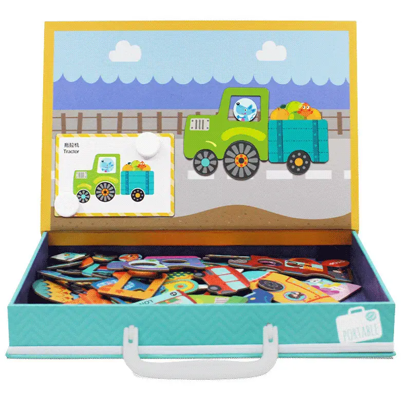 Magnetic Wooden Puzzle Toy for Kids Early Learning - Image 26