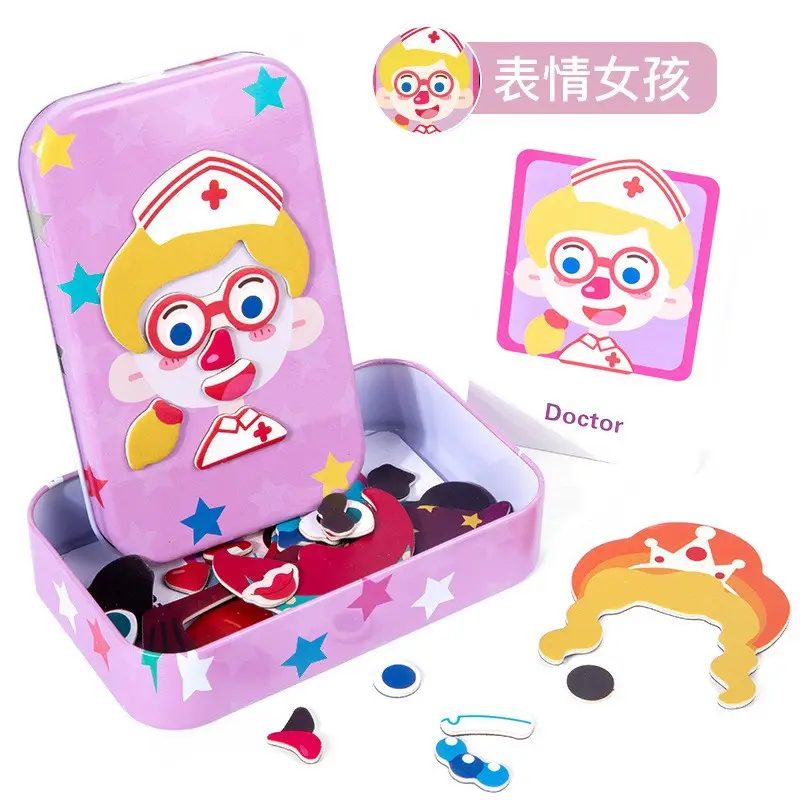 Magnetic Wooden Puzzle Toy for Kids Early Learning - Image 18