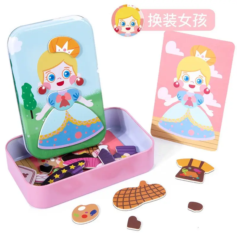 Magnetic Wooden Puzzle Toy for Kids Early Learning - Image 21