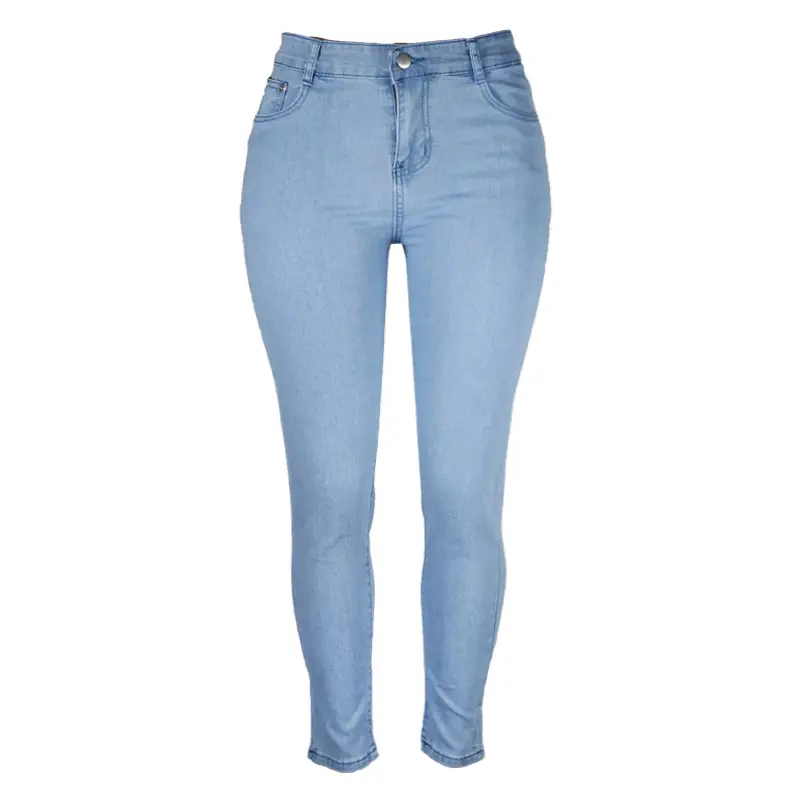 2023 Slimming Pencil Pants Women Denim Trousers - Image 9