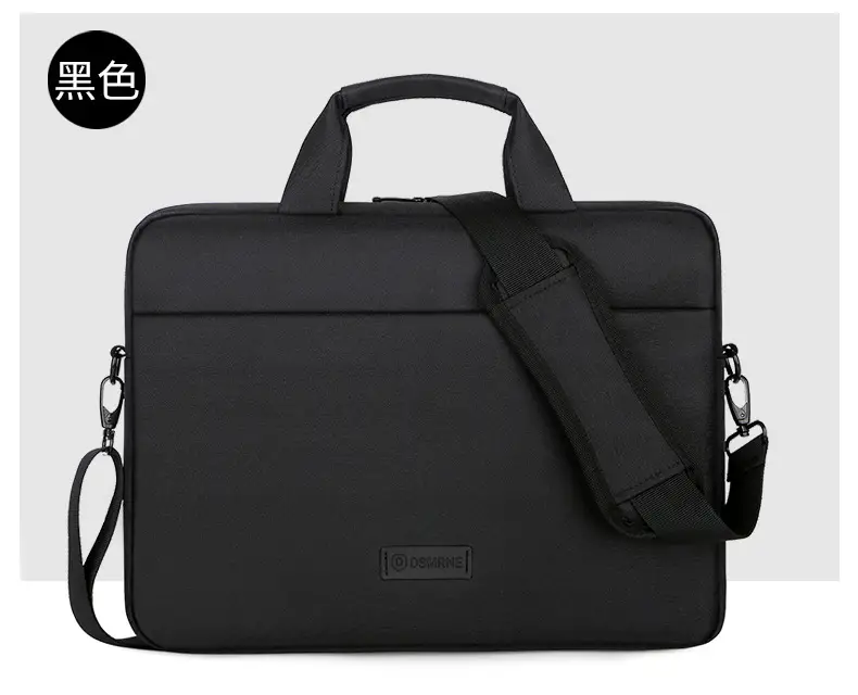 16inch Laptop Shoulder Bag Pink Black One Shoulder — feature 25