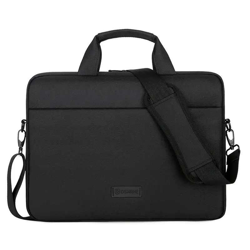 16inch Laptop Shoulder Bag Pink Black One Shoulder - Image 2