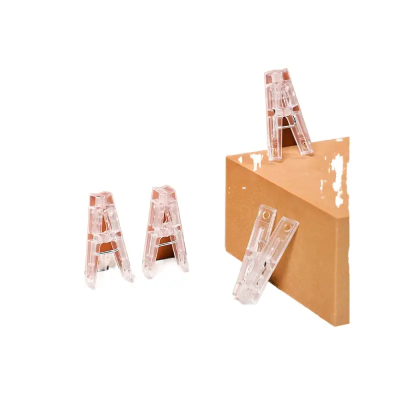 Japanese Style Transparent Plastic Clothes Hanger Set