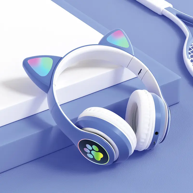 Cat Ears Wireless Bluetooth Headset with Light & Sound - Image 3