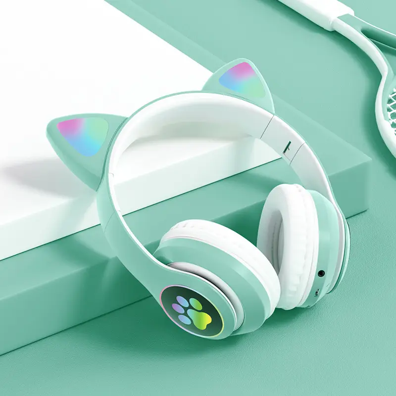 Cat Ears Wireless Bluetooth Headset with Light & Sound - Image 5