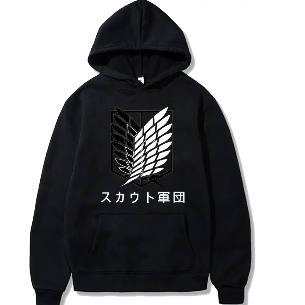 Pink Cross-Brand Attack on Titan Hoodie for Men - Image 11