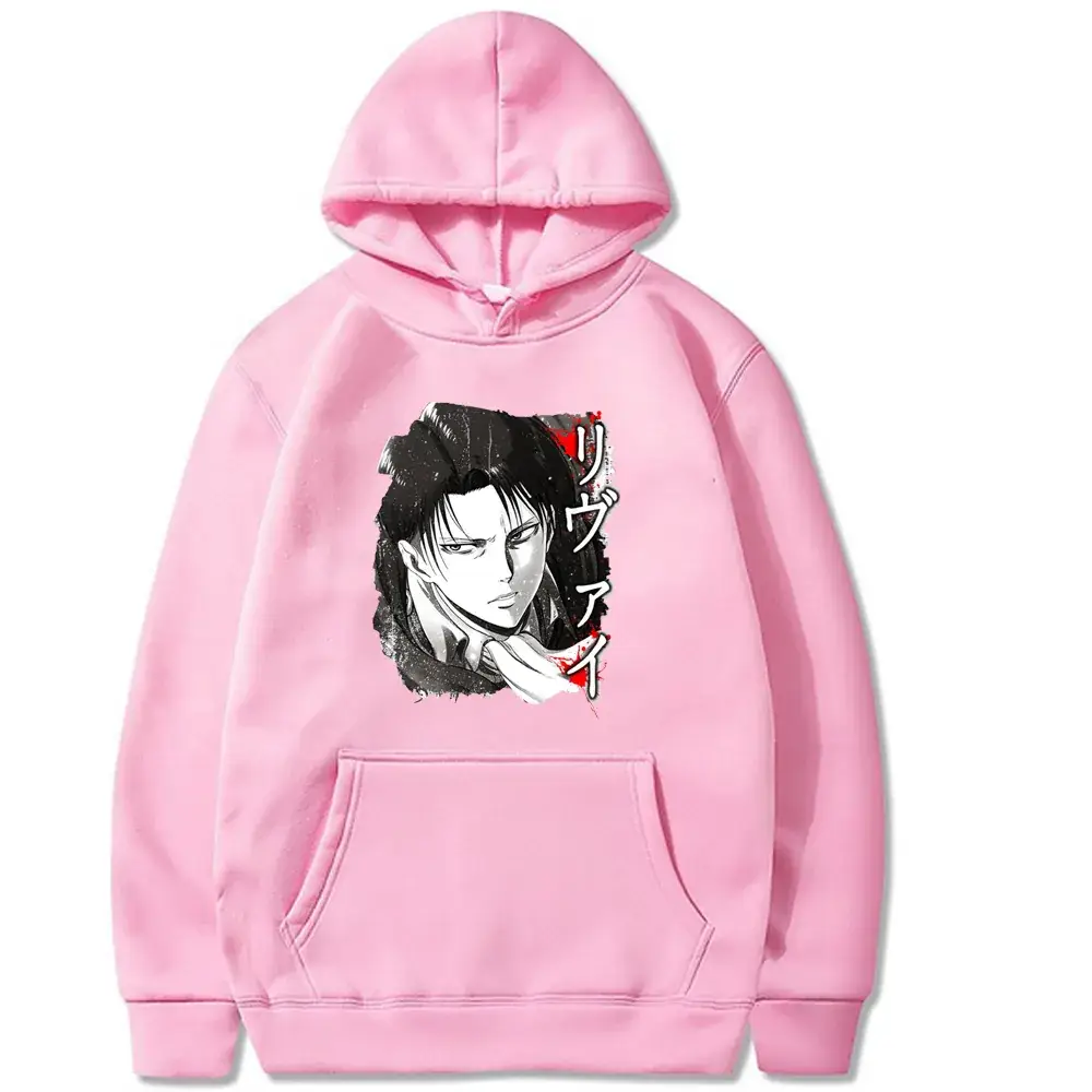 Pink Cross-Brand Attack on Titan Hoodie for Men - Image 6
