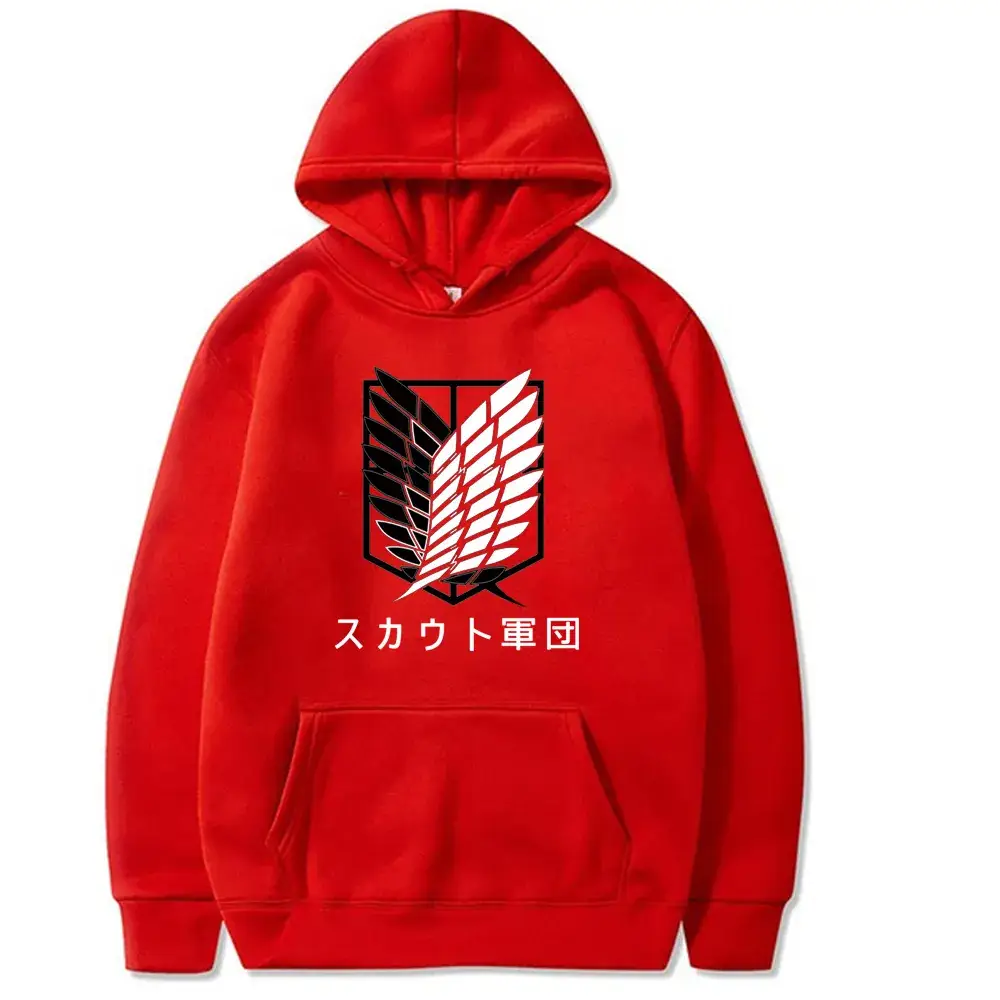 Pink Cross-Brand Attack on Titan Hoodie for Men - Image 9