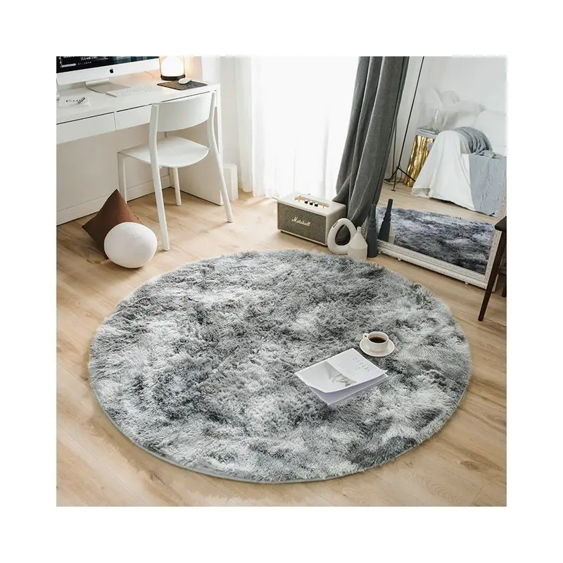 Nordic Ins Tie-Dye Gradient Round Yoga Mat Carpet - Image 16