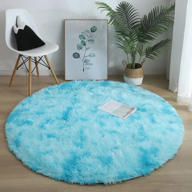 Nordic Ins Tie-Dye Gradient Round Yoga Mat Carpet - Image 10