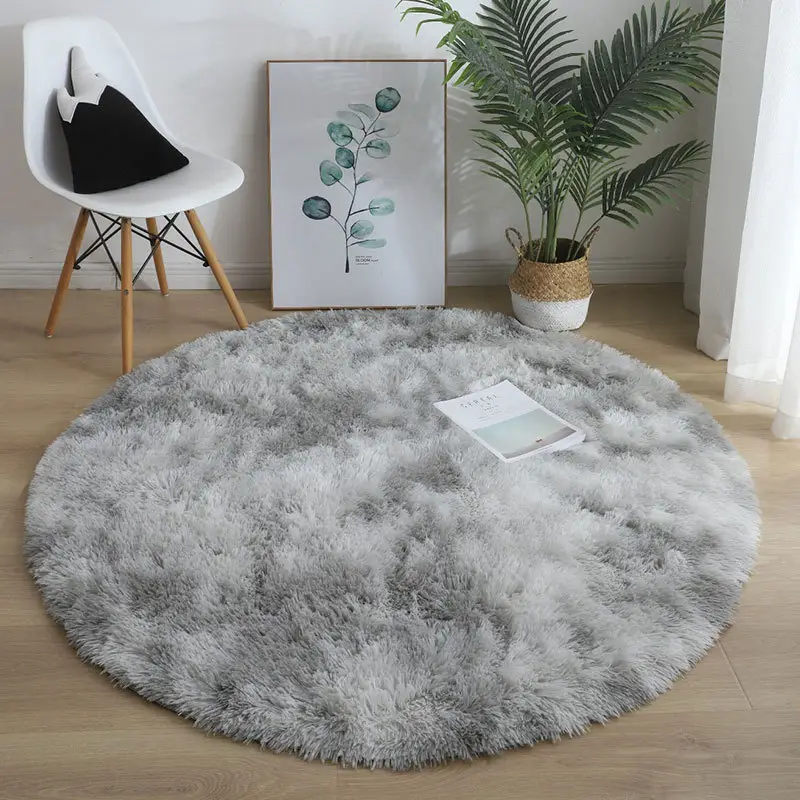 Nordic Ins Tie-Dye Gradient Round Yoga Mat Carpet - Image 5