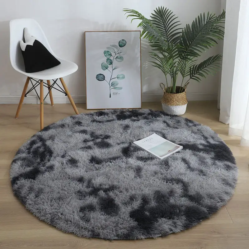 Nordic Ins Tie-Dye Gradient Round Yoga Mat Carpet - Image 6