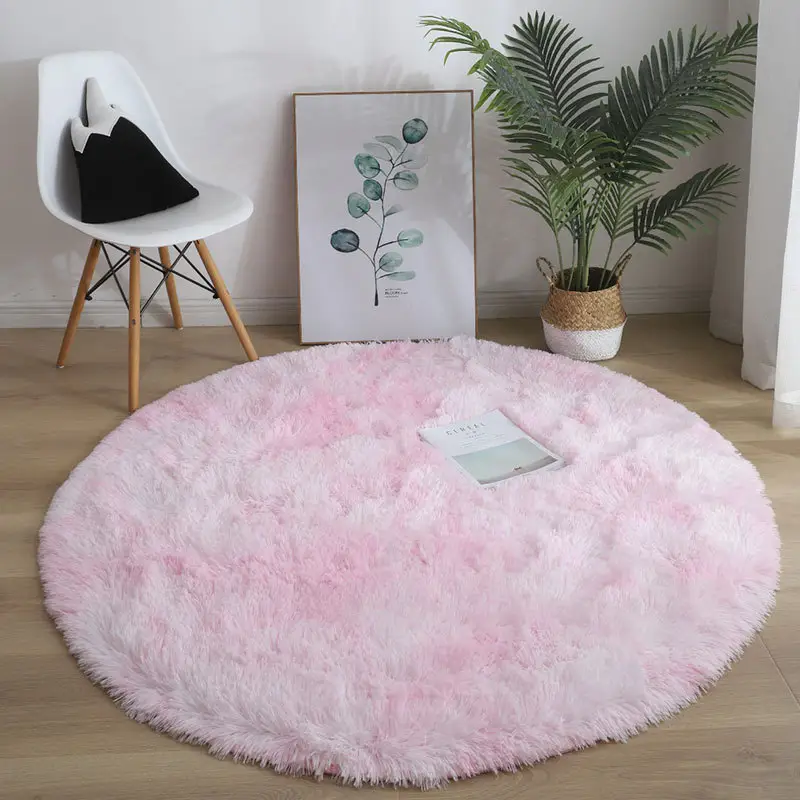 Nordic Ins Tie-Dye Gradient Round Yoga Mat Carpet - Image 7