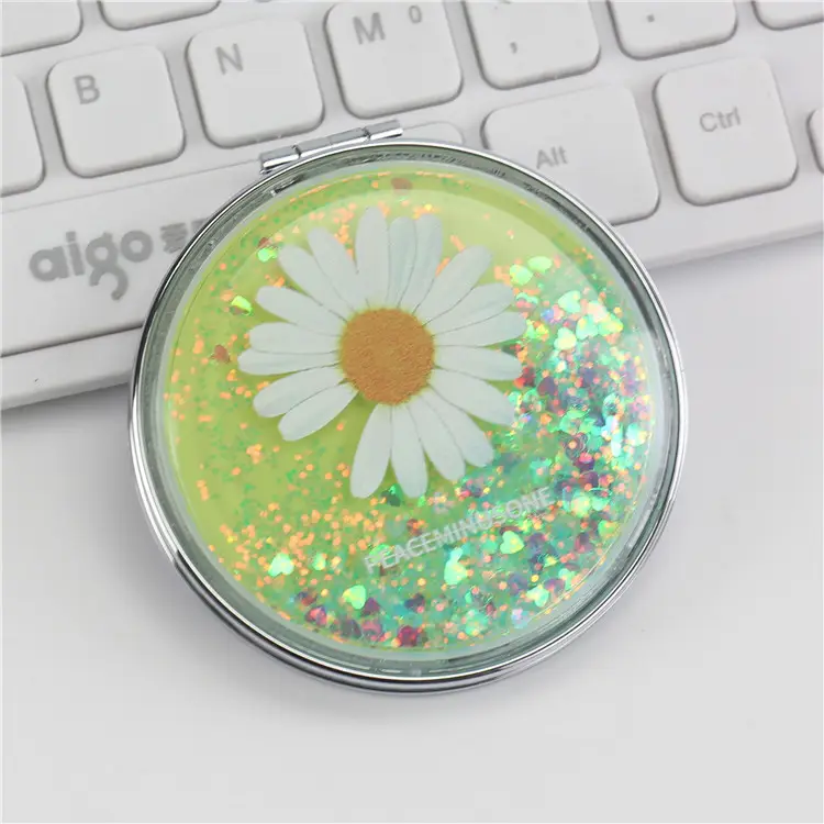 Portable Makeup Mirror Red Heart Cartoon Mirror - Image 13