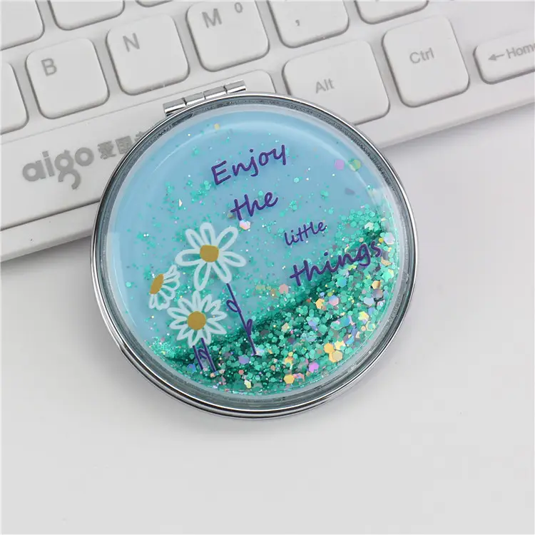 Portable Makeup Mirror Red Heart Cartoon Mirror - Image 16