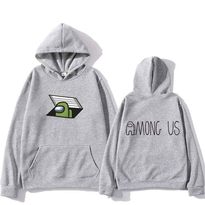 Men's Gray Among Us Printed Hoodie Set - Image 7