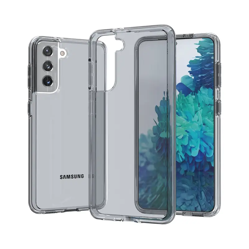 Samsung S21 Transparent Glitter Phone Case - Image 6