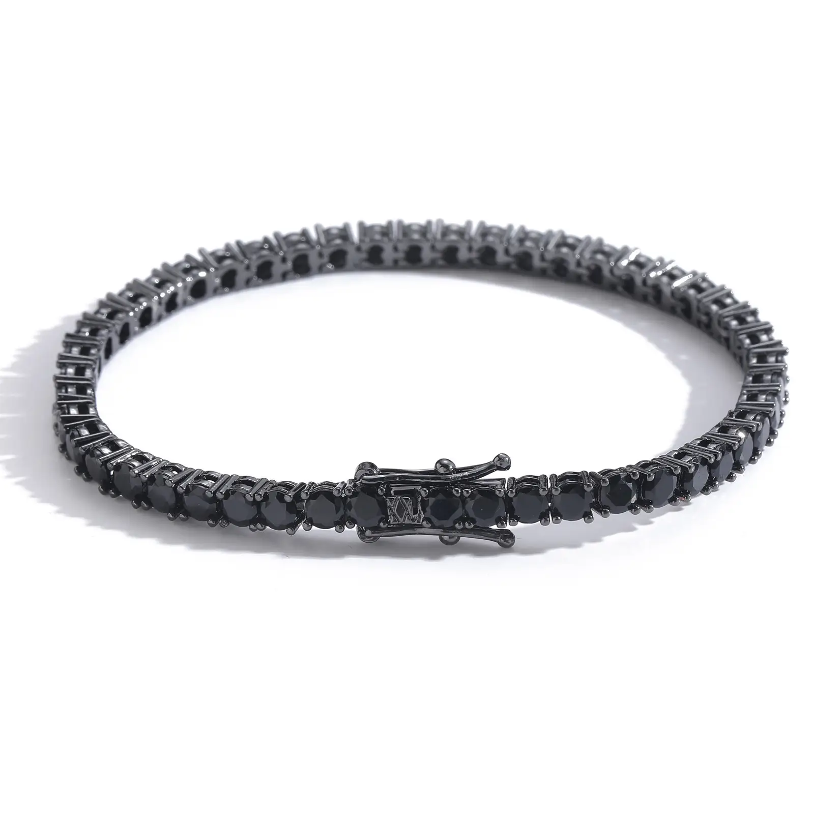 Black Zircon Hip-Hop Necklace for Men - Image 8
