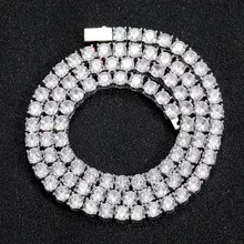 Black Zircon Hip-Hop Necklace for Men — feature 32