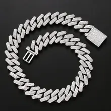 Black Zircon Hip-Hop Necklace for Men — feature 34