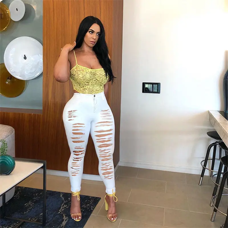 2023 Black Hole High Waist Jeans Set — feature 12
