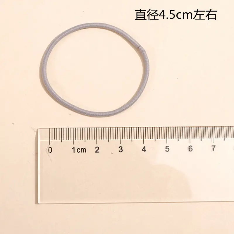 Korean Style Mixed Color Thin Elastic Hair Ties Wholesale