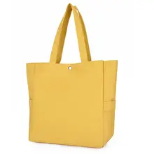 Women's Canvas Crossbody Bag Large Capacity Korean School Lunch Bag — feature 9