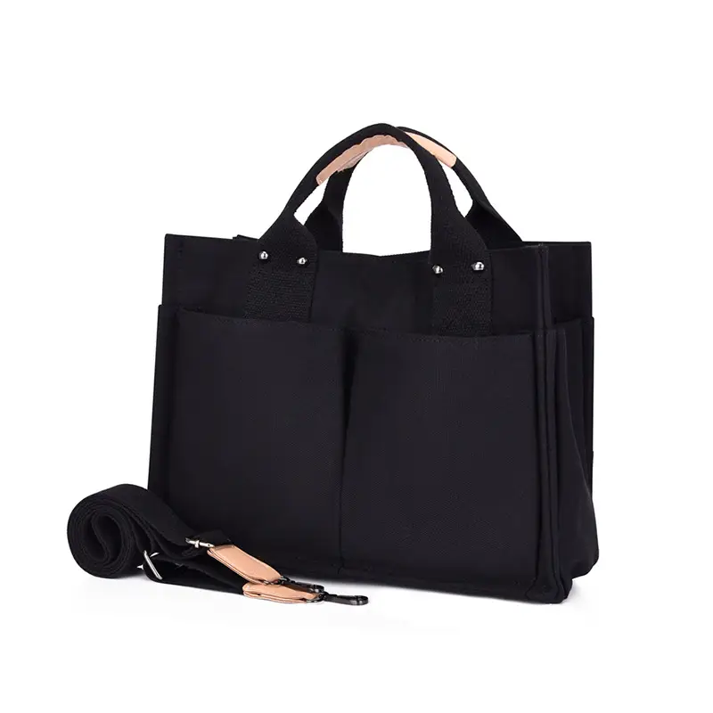 Women's Canvas Crossbody Bag Large Capacity Korean School Lunch Bag - Image 2