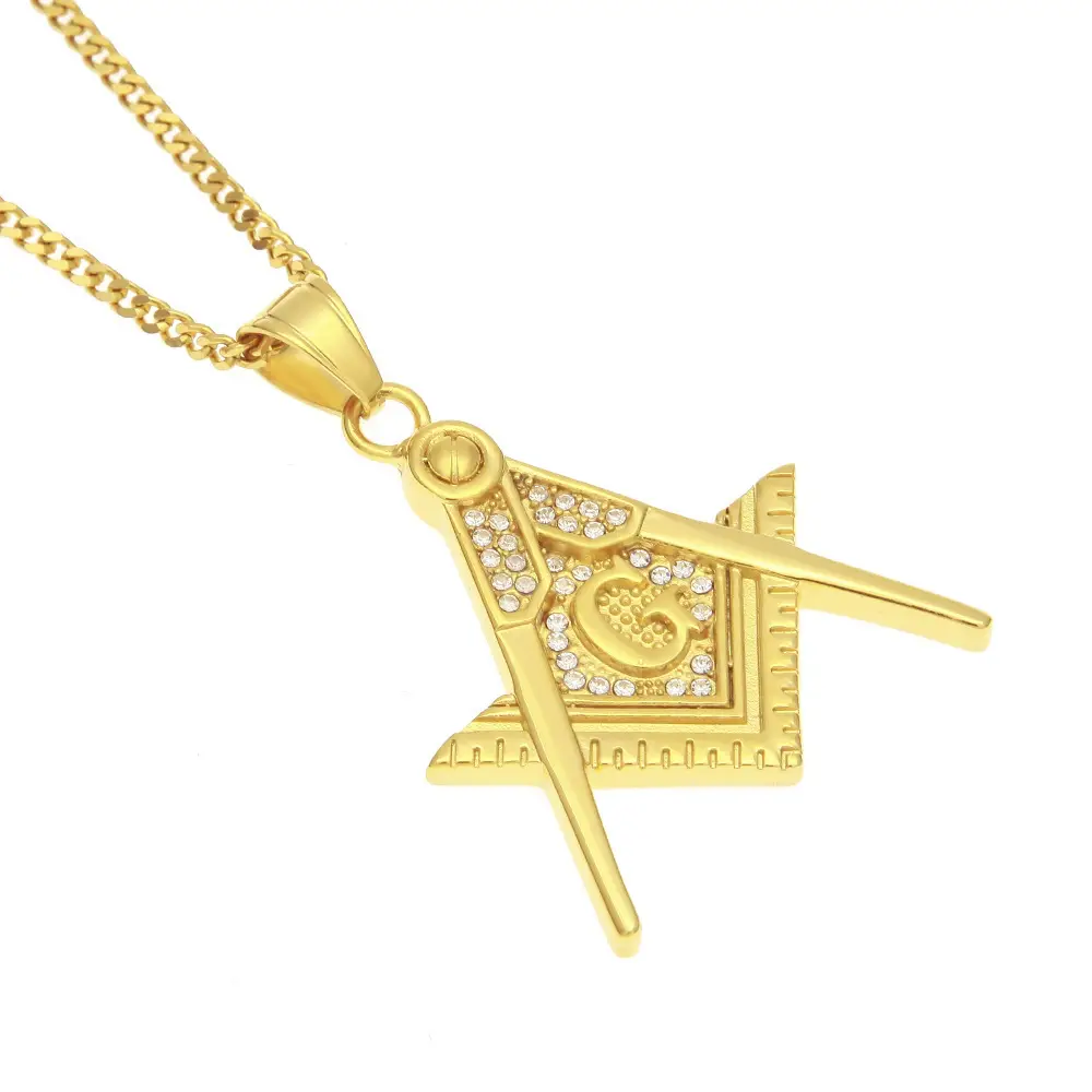 European & American Cross-Border Hiphop Pendant Necklace - Image 14