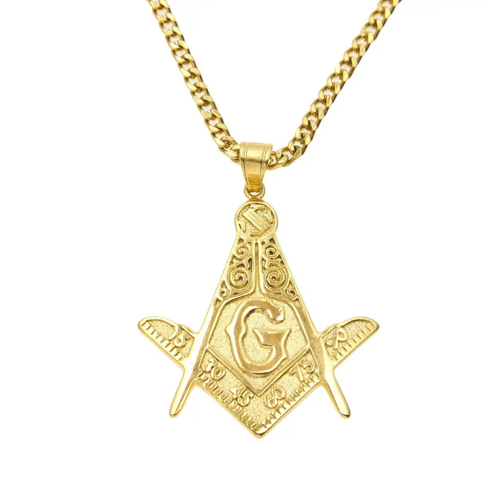 European & American Cross-Border Hiphop Pendant Necklace - Image 6