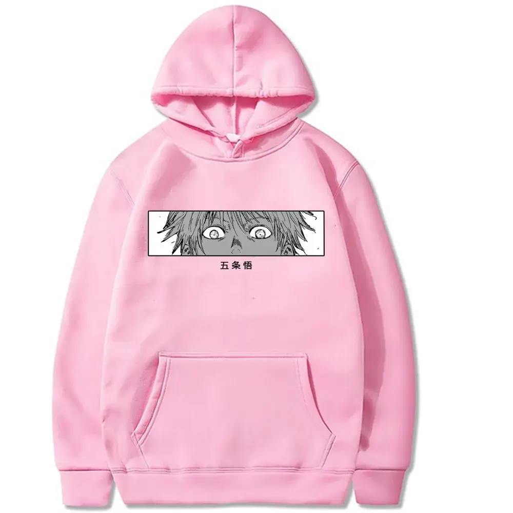 Men Grey Hoodie with Anime Print Fleece - Image 12