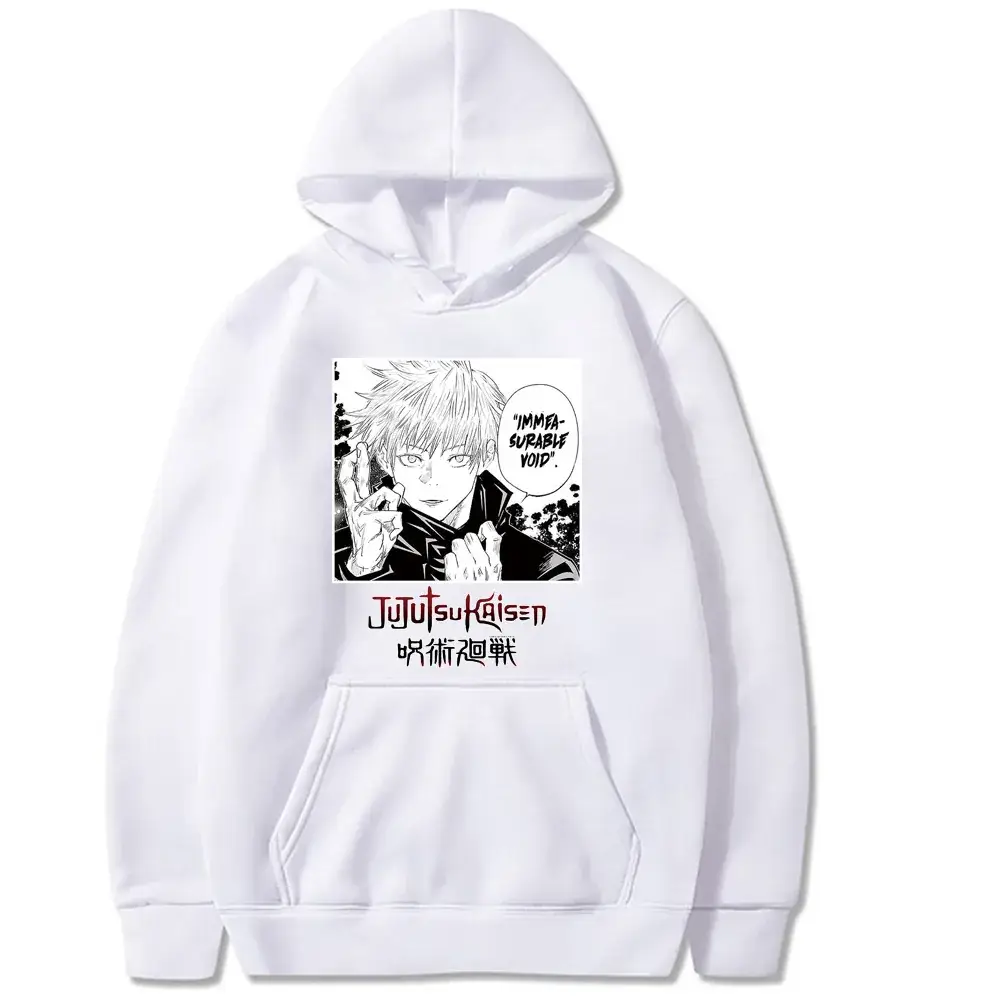 Men's Red Satoru Gojo Hoodie Fleece Lined - Image 13