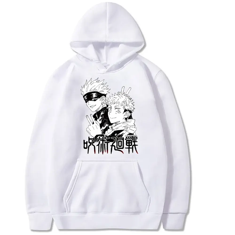 Men's Red Satoru Gojo Hoodie Fleece Lined - Image 19