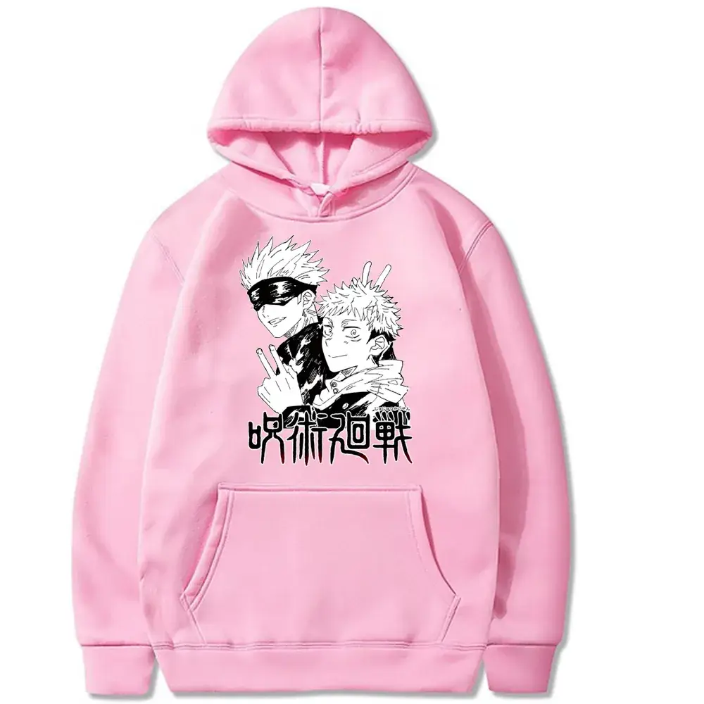 Men's Red Satoru Gojo Hoodie Fleece Lined - Image 24