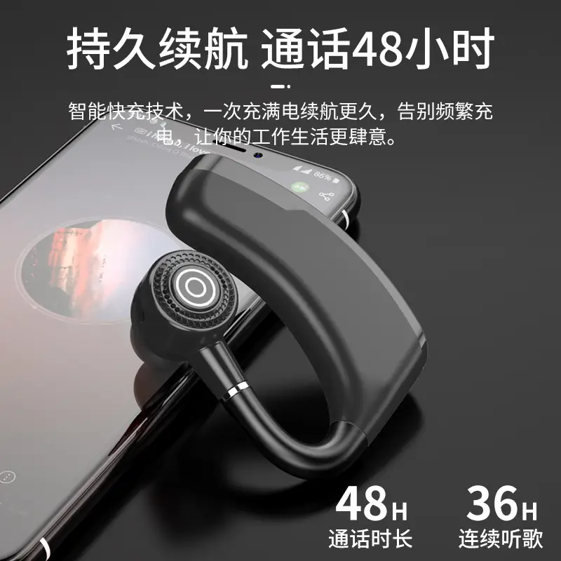Bluetooth Earphone 48H Battery Business Ear Hanging - Image 3