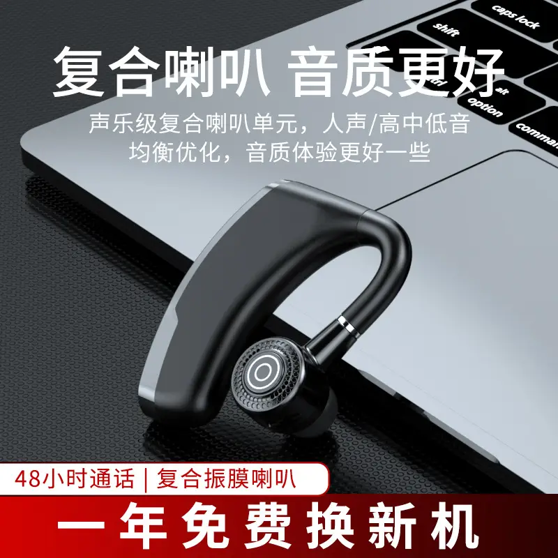 Bluetooth Earphone 48H Battery Business Ear Hanging - Image 4