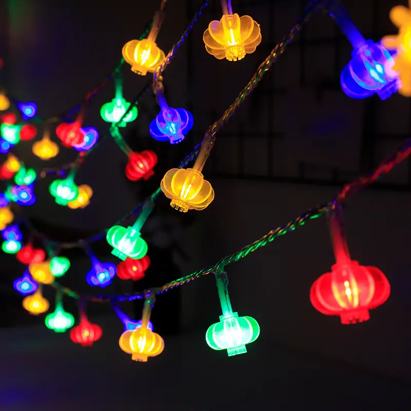 Red Lantern Hanging String Lights Spring Festival Decoration - Image 9