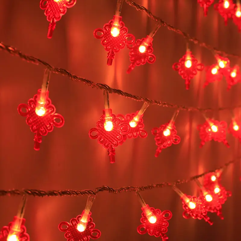Red Lantern Hanging String Lights Spring Festival Decoration - Image 10