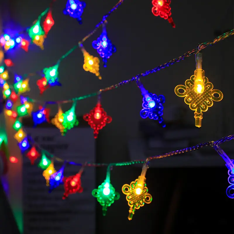 Red Lantern Hanging String Lights Spring Festival Decoration - Image 4
