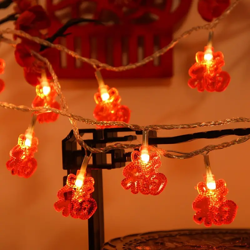 Red Lantern Hanging String Lights Spring Festival Decoration - Image 5