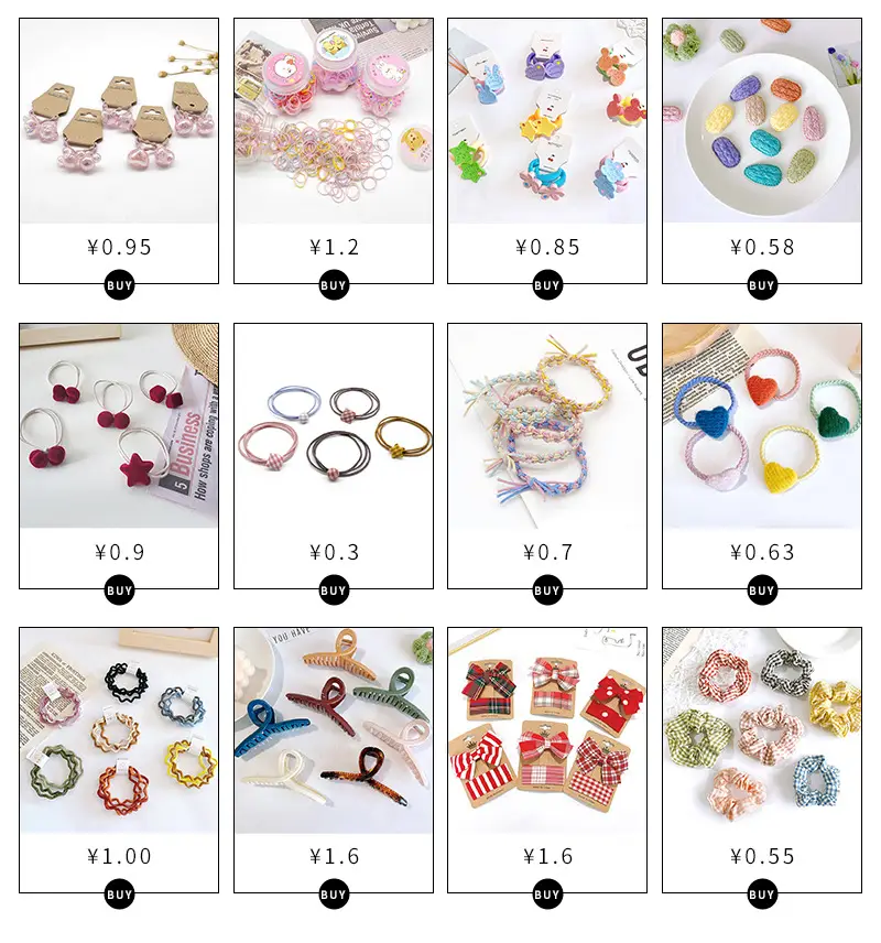 100pcs Rainbow Root Rubber Bands for Kids Hair Ties — feature 2
