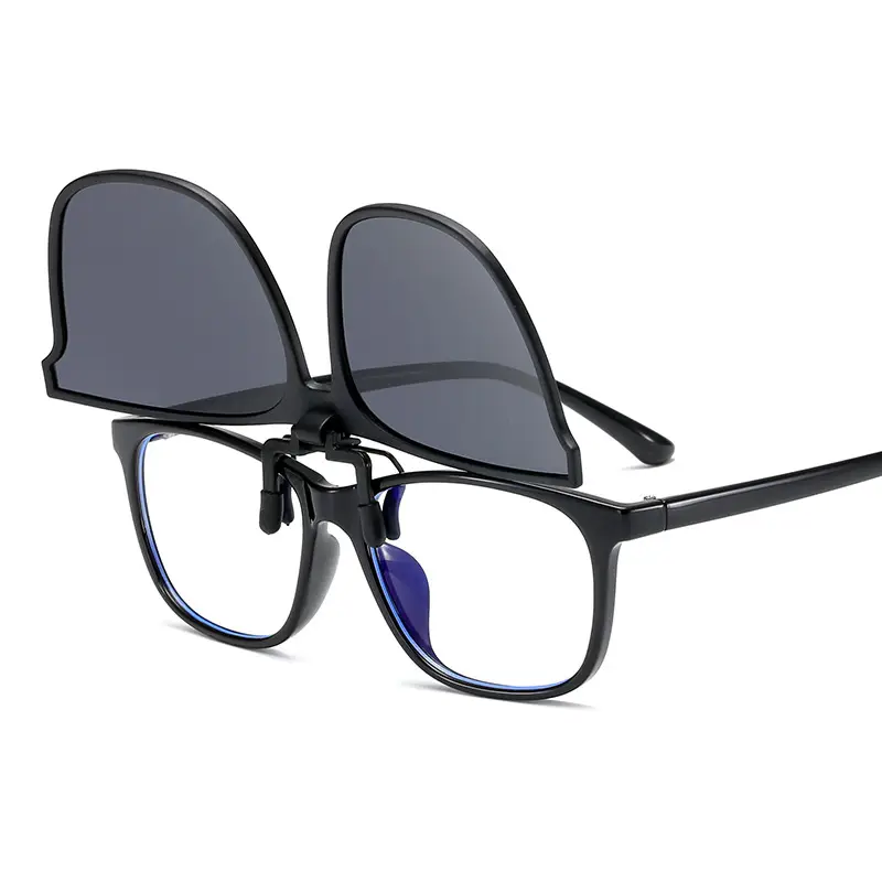 Men Night Vision Clip-On Sunglasses Anti-Beam Driving Glasses - Image 4