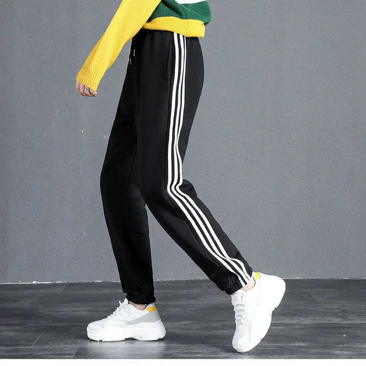 2021 Winter Velvet Cashmere Pants for Women Black — feature 5