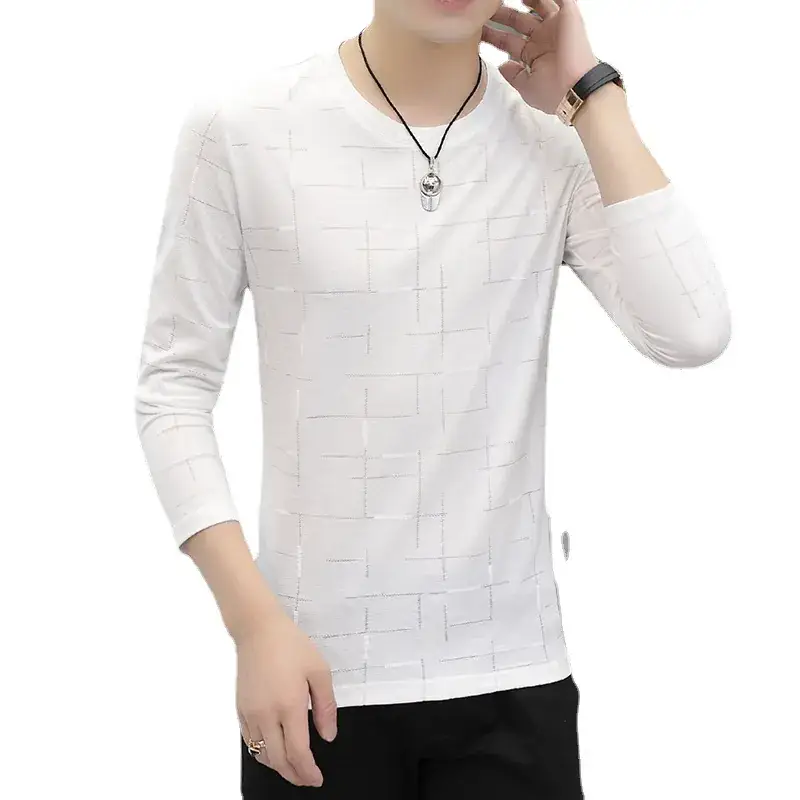 Spring Men Cotton Slim Fit Printed T-Shirt - Image 7