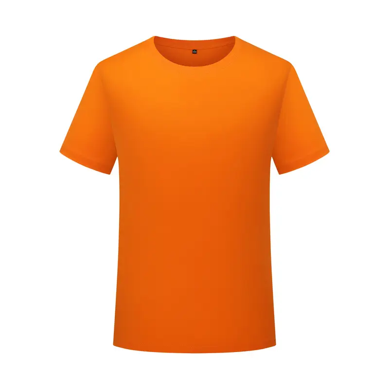 Men Pure Cotton Summer T-Shirt Blue Round Neck
