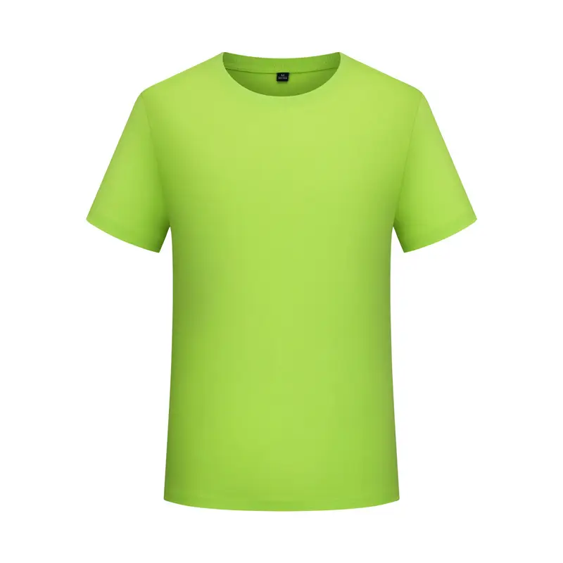 Men Pure Cotton Summer T-Shirt Blue Round Neck