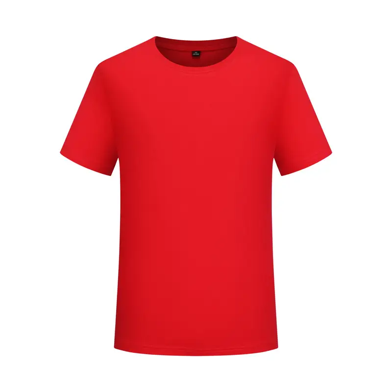 Men Pure Cotton Summer T-Shirt Blue Round Neck