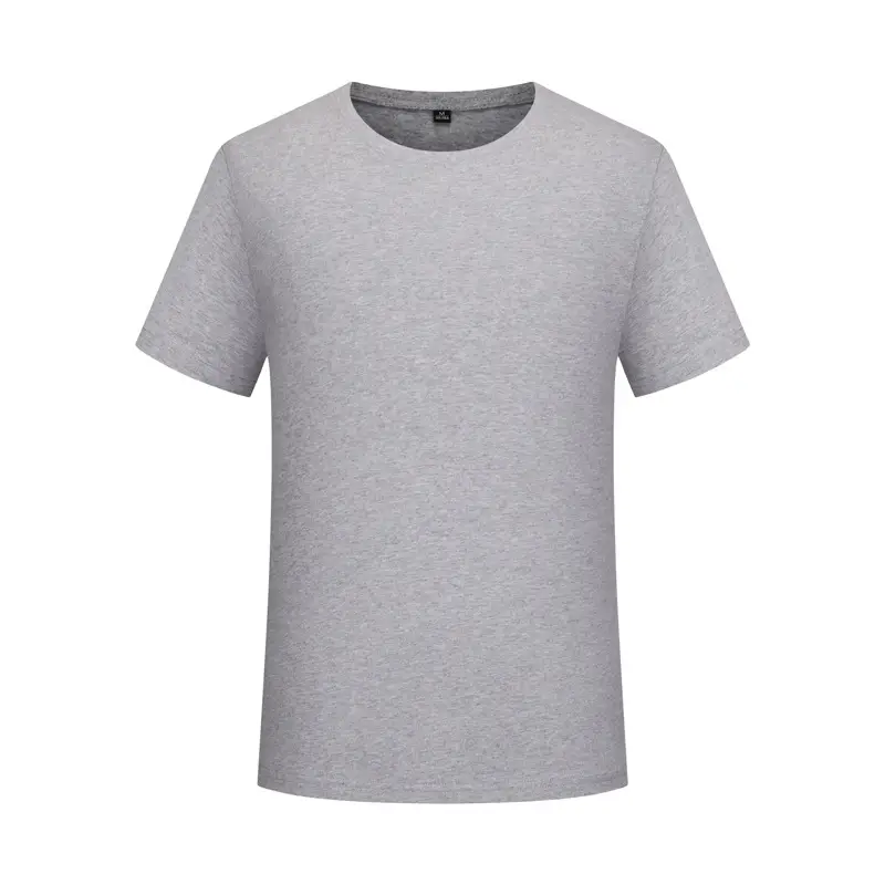 Men Pure Cotton Summer T-Shirt Blue Round Neck