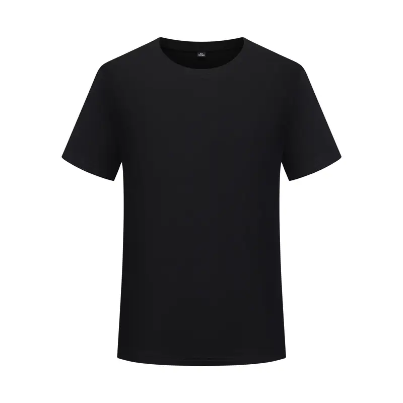 Men Pure Cotton Summer T-Shirt Blue Round Neck