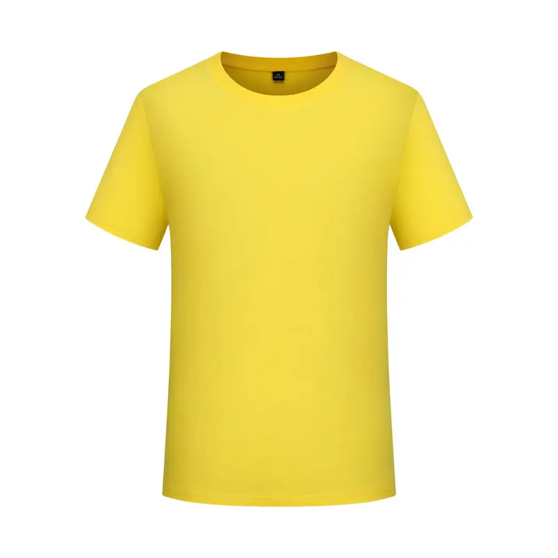 Men Pure Cotton Summer T-Shirt Blue Round Neck